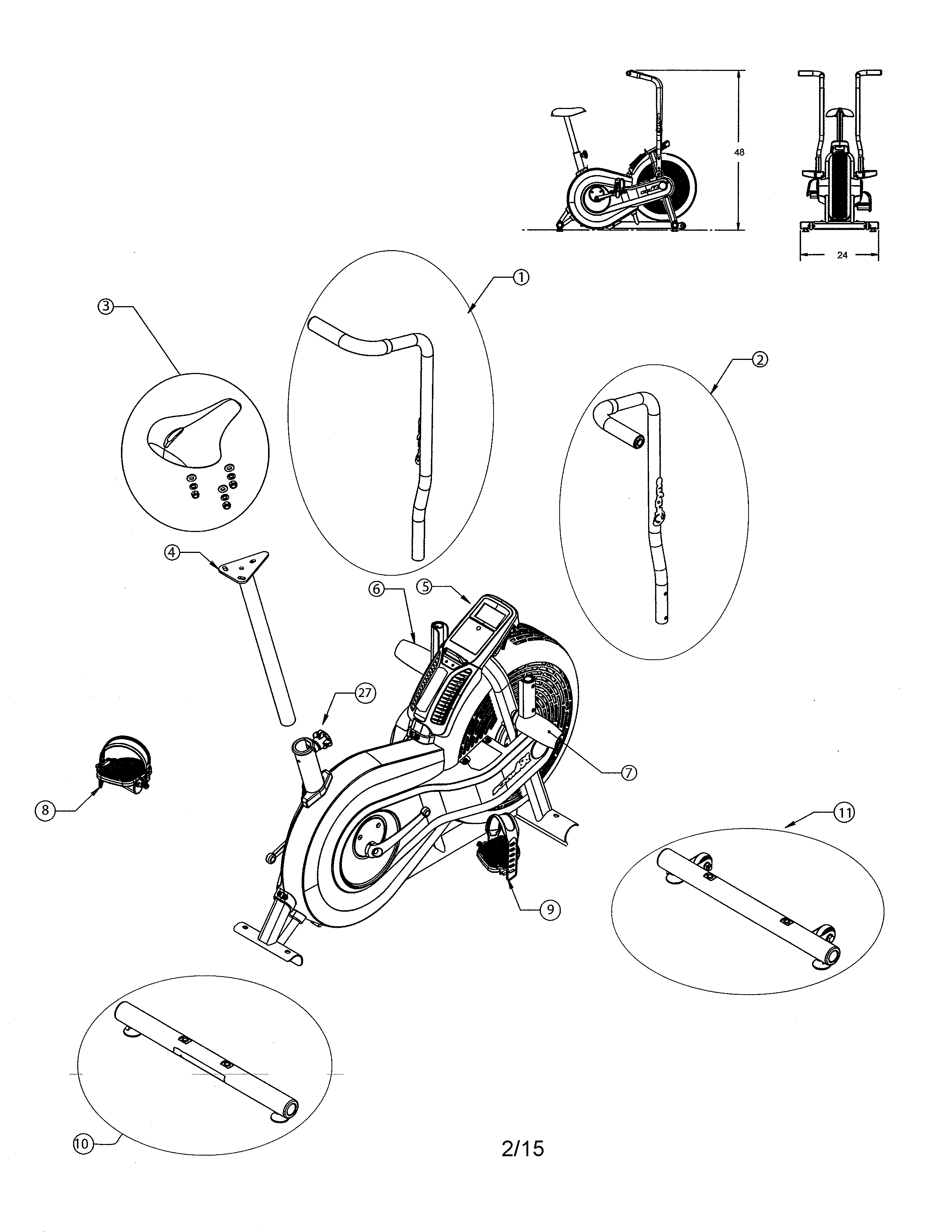 Handles/seat