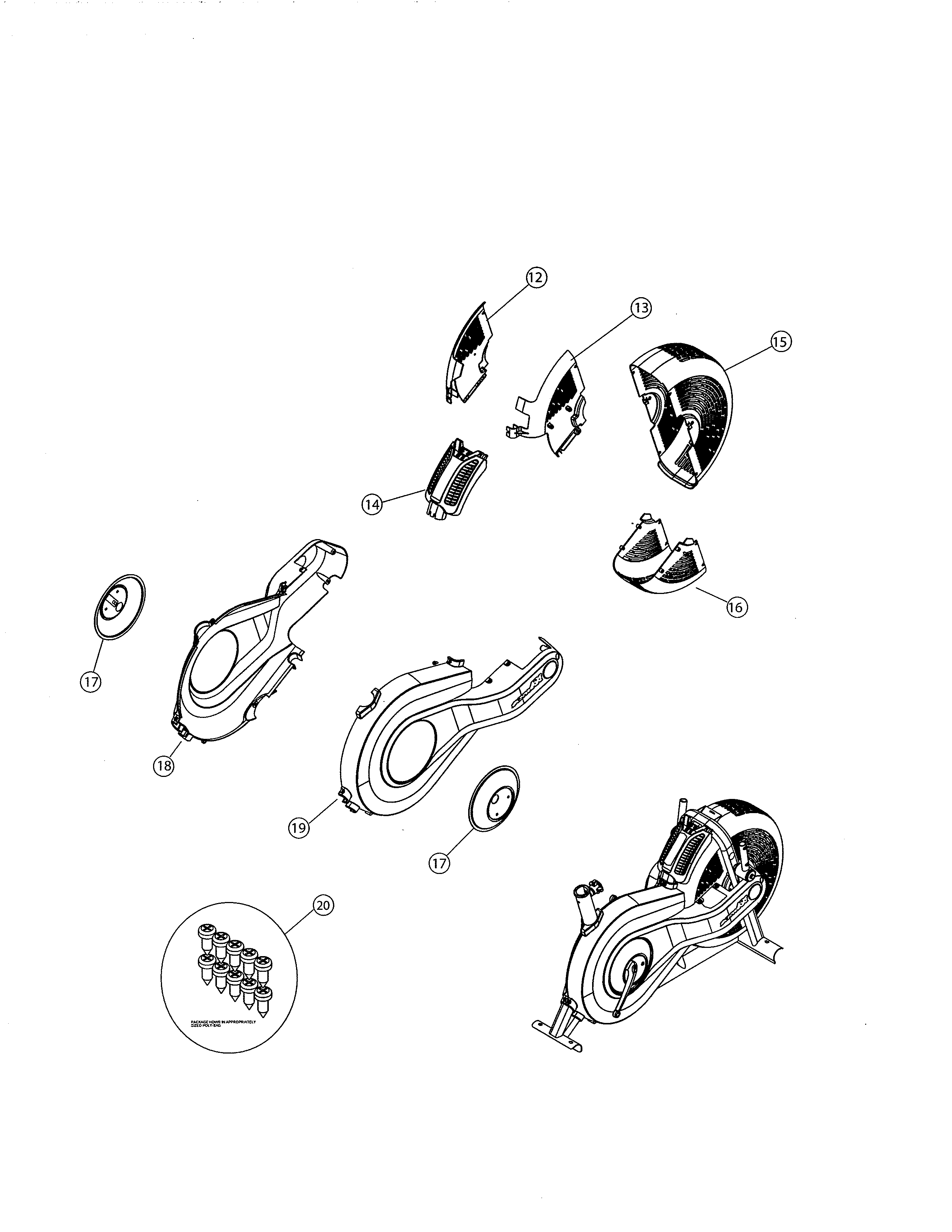 Plastic shrouds
