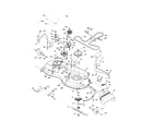 Husqvarna YTH22V46-96043018101 mower deck diagram