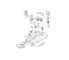 MTD 17AKCACS099 deck/spindle assembly diagram