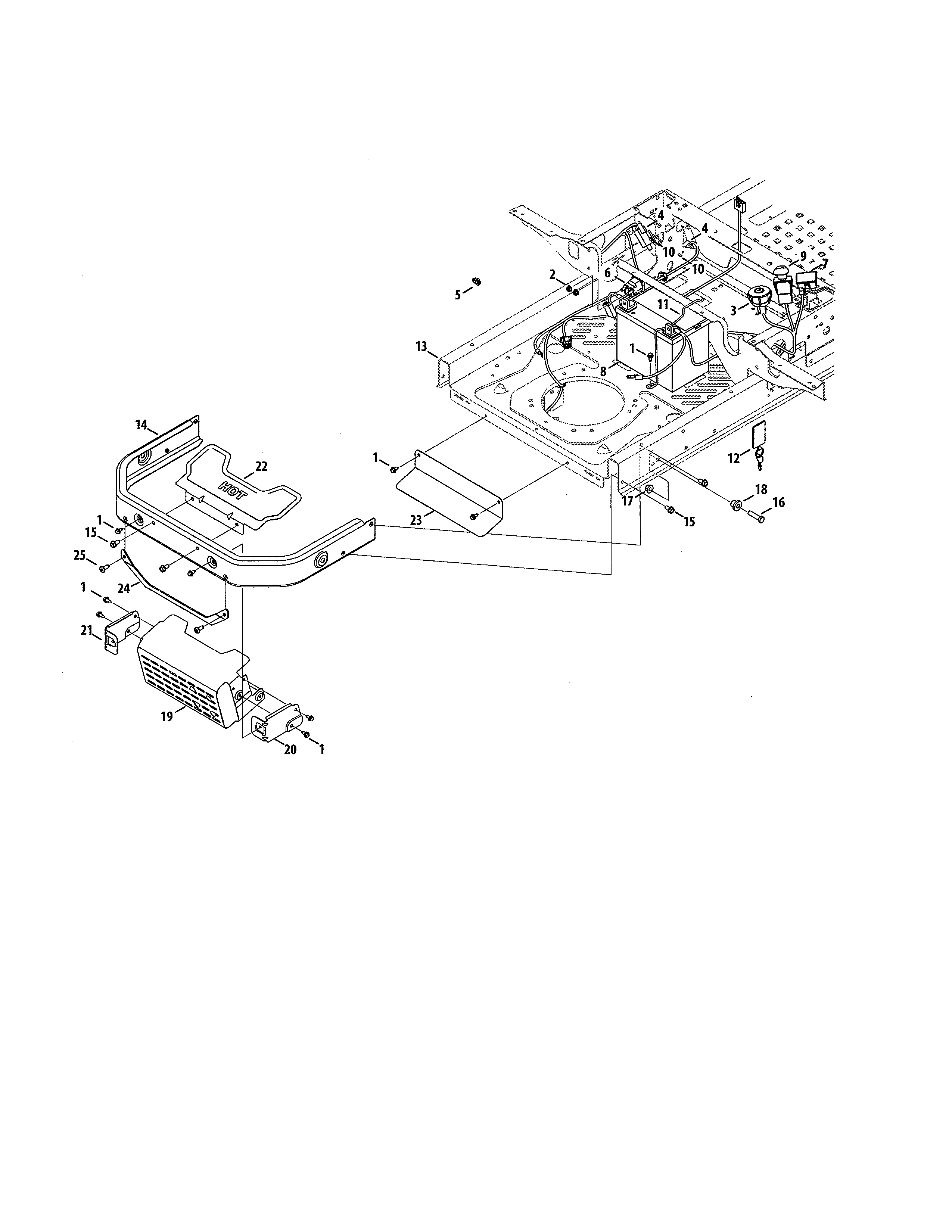 Bumper/battery