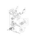 Craftsman 247203704 transmission/wheel assembly diagram