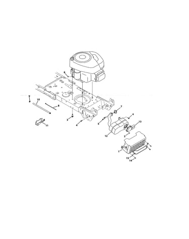 Engine/muffler