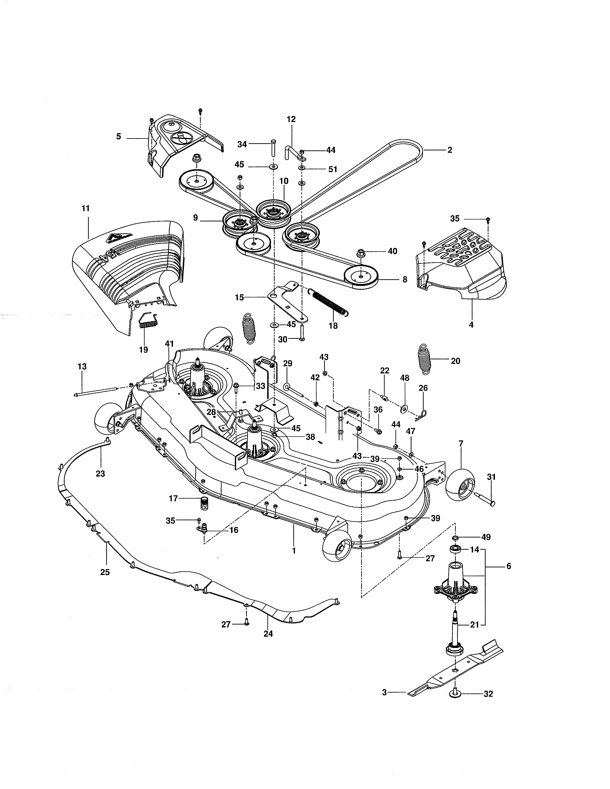 MOWER DECK/CUTTING DECK