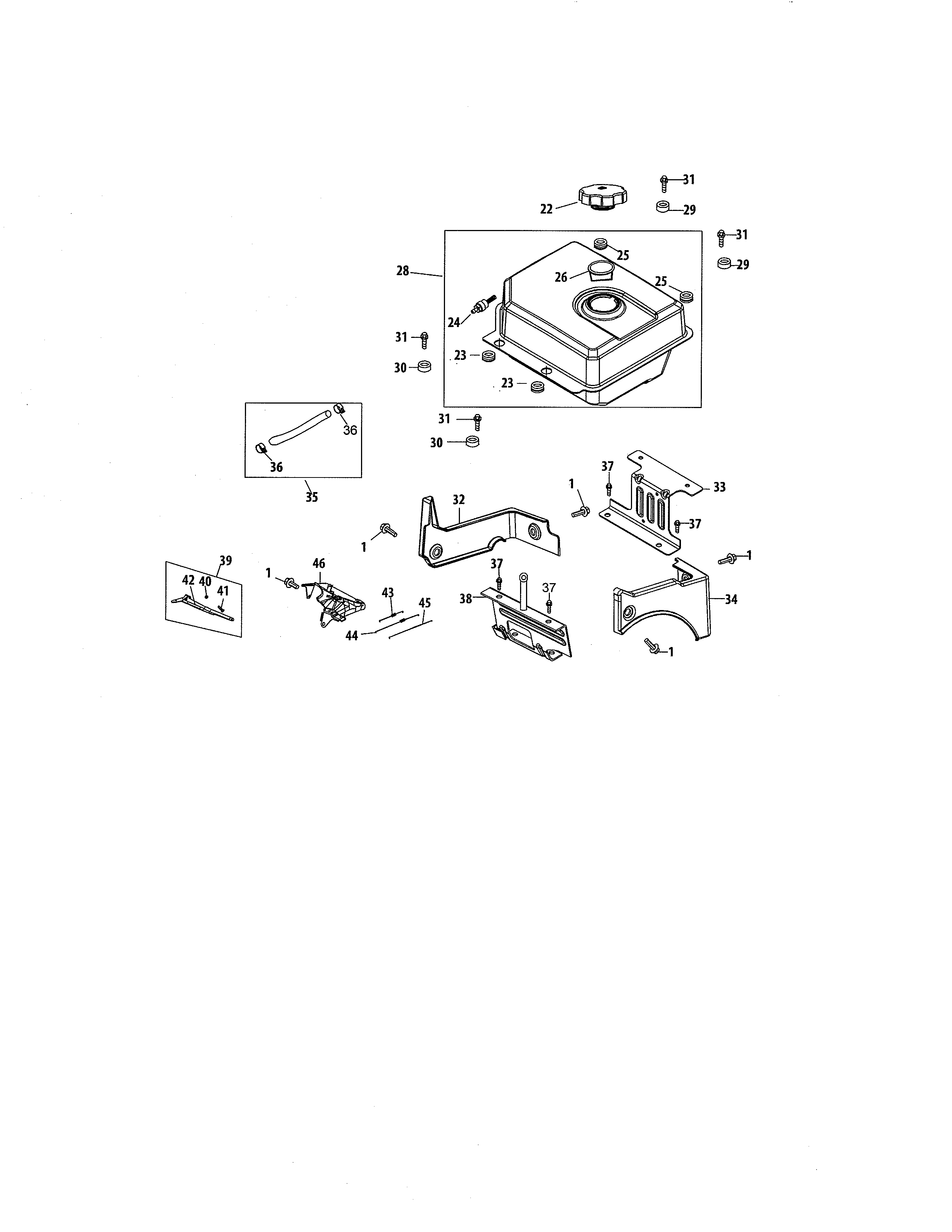 Fuel tank/mounting