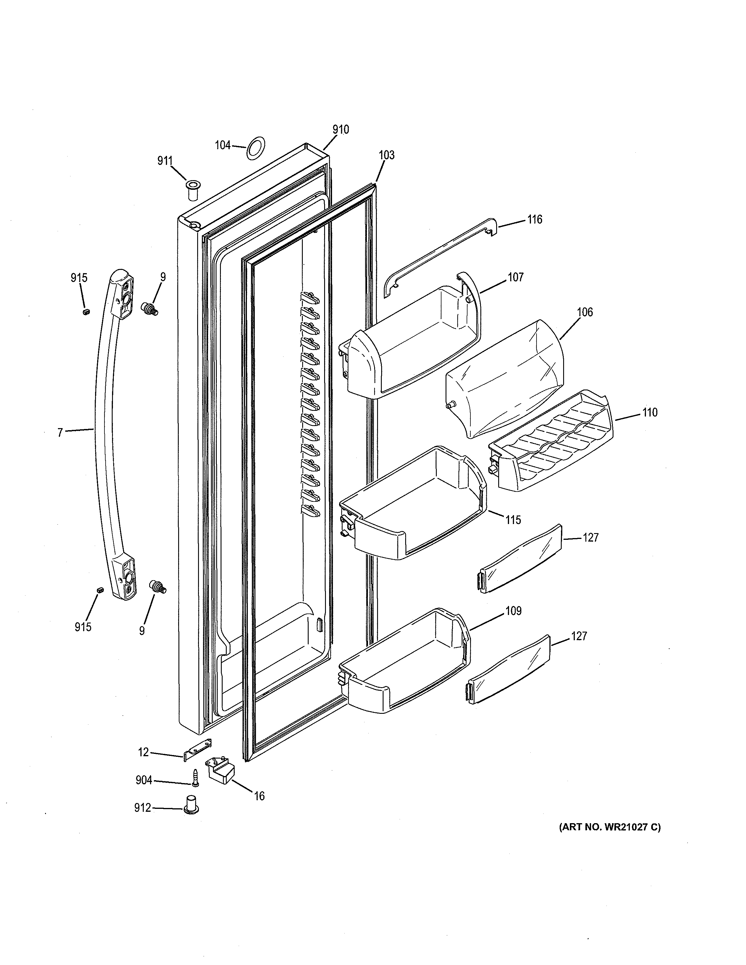 REFRIGERATOR DOOR