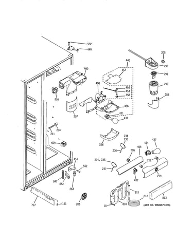 Refrigerator section