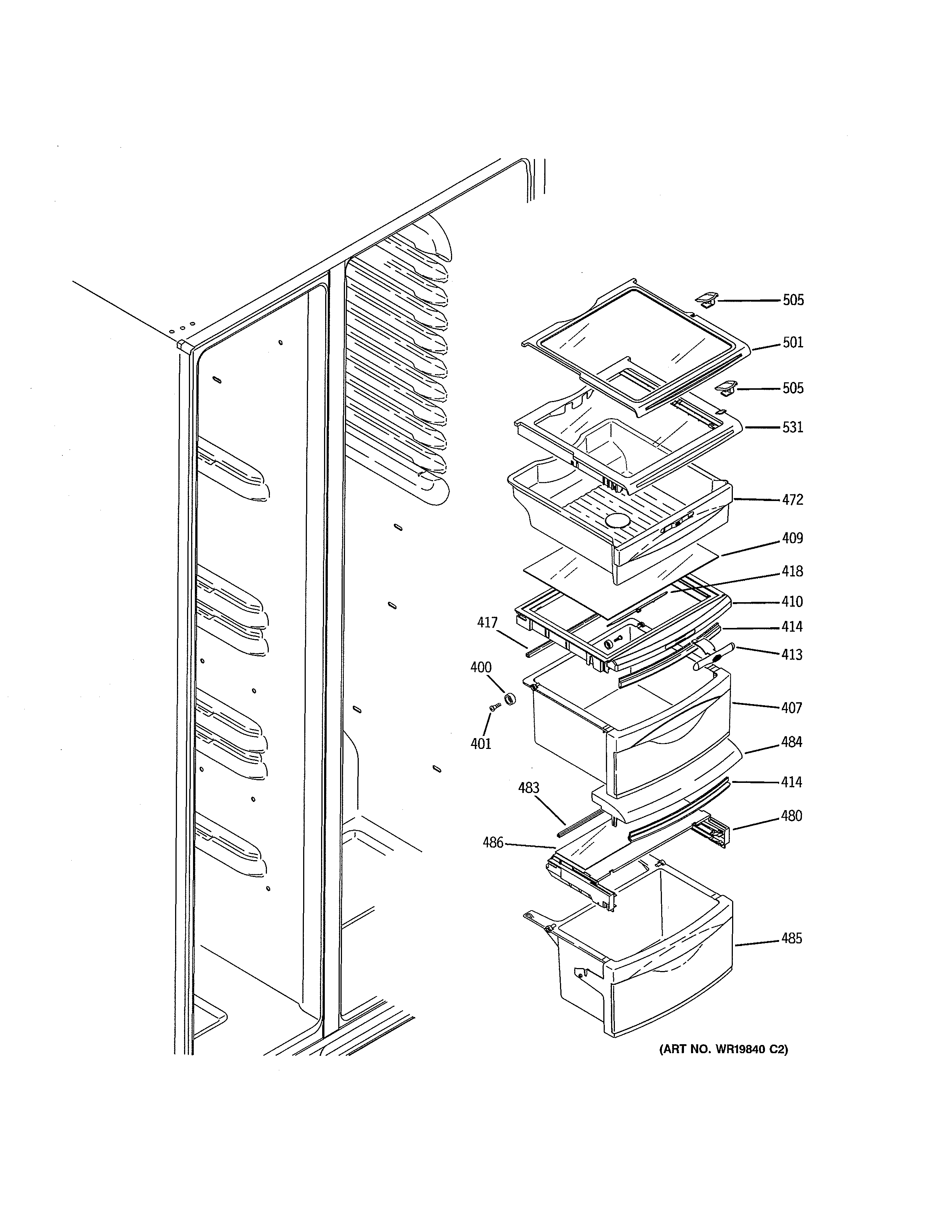 REFRIGERATOR SHELVES