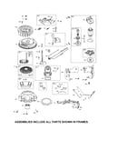 Motor-starter/flywheel