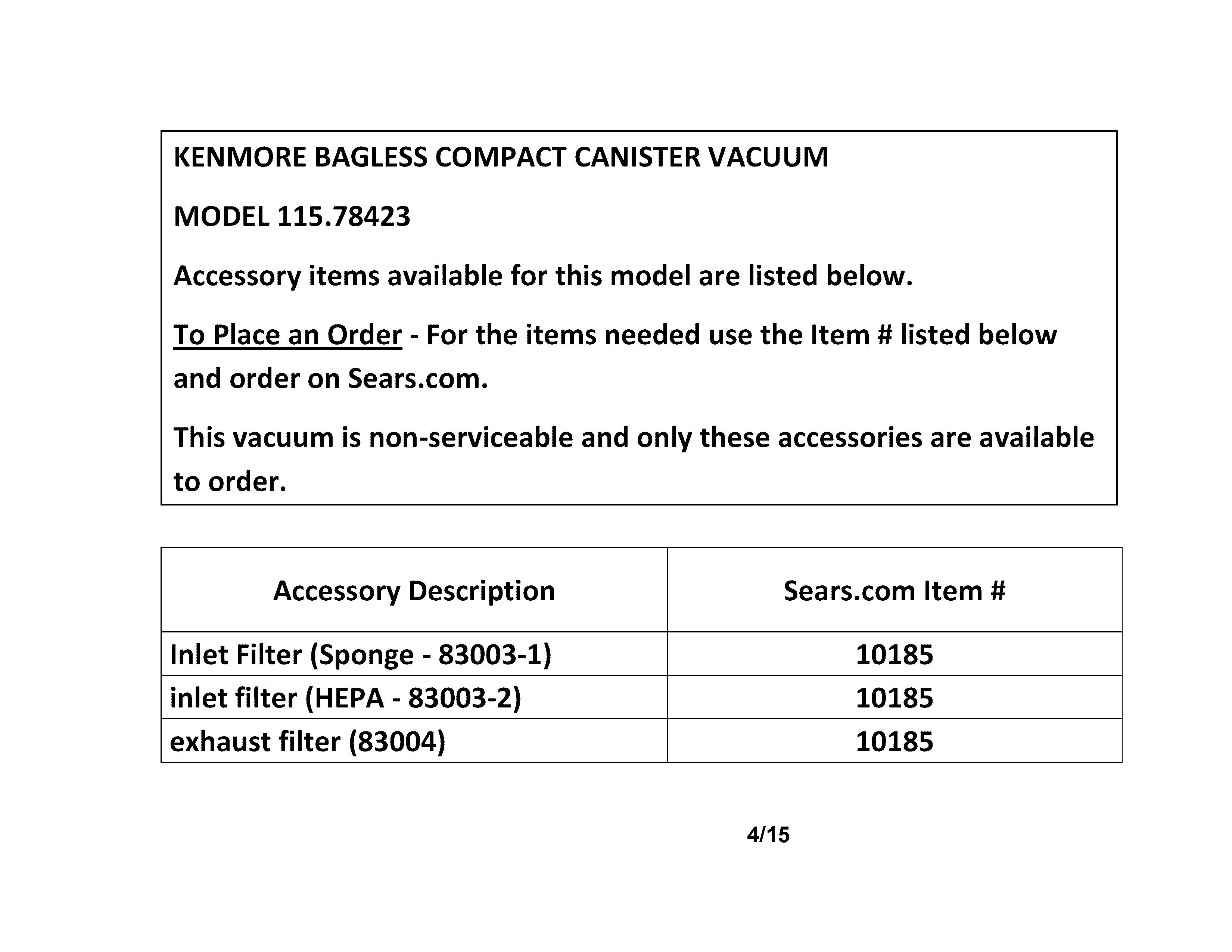BAGLESS COMPACT CANISTER VACUUM