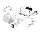 Husqvarna 96143009604 drive control/gear case/wheels diagram