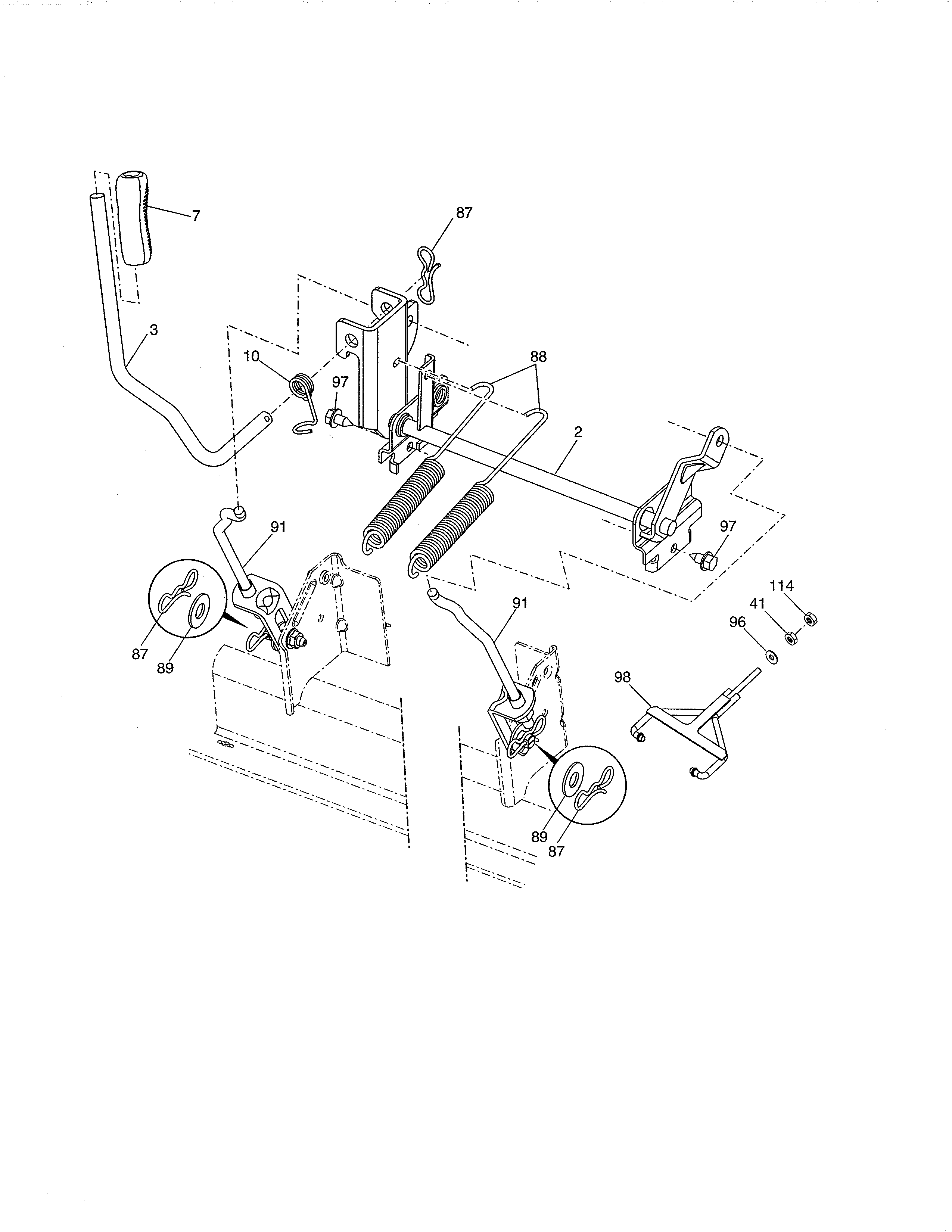 Mower lift