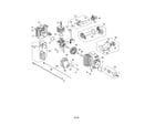 MTD 41AD110G883 fuel tank/muffler/air cleaner diagram