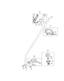 Driveshaft/shield/handle