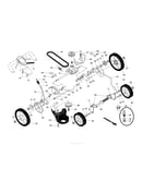 Drive control/gear case/wheels