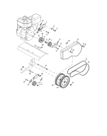 Belt guard & pulley