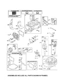 Cylinder/crankshaft/sump