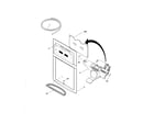 Frigidaire LGHC2342LF1 ice & water dispenser diagram