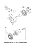 Blower housing/rewind starter