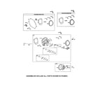 Briggs & Stratton 25T232-0158-F1 head-cylinder/gasket sets diagram