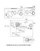 Head-cylinder/gasket sets