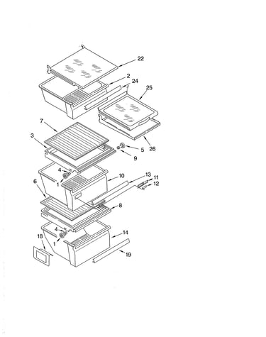 Refrigerator shelf