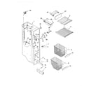 Whirlpool ED5THAXMS10 freezer liner diagram