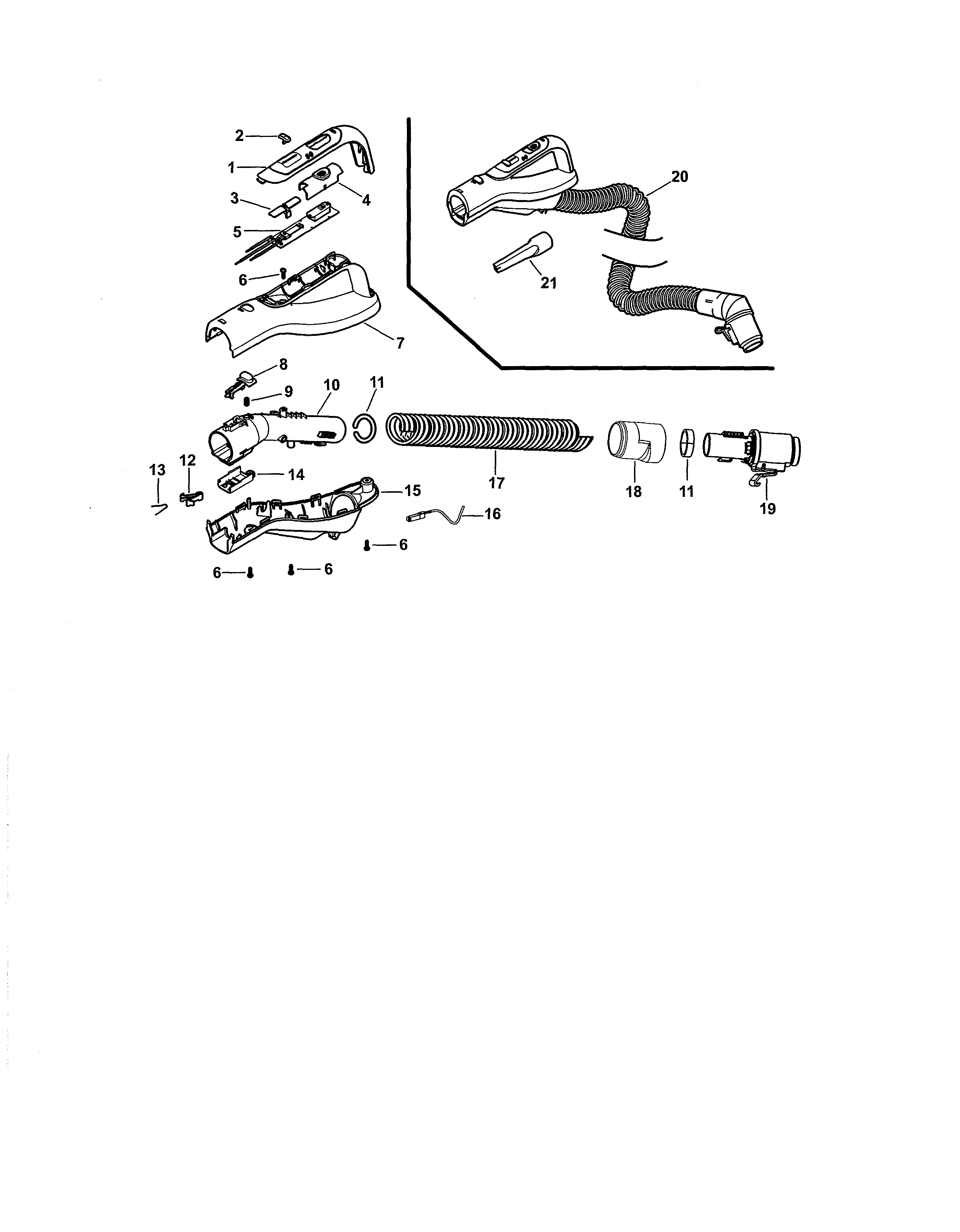 Hose & handle