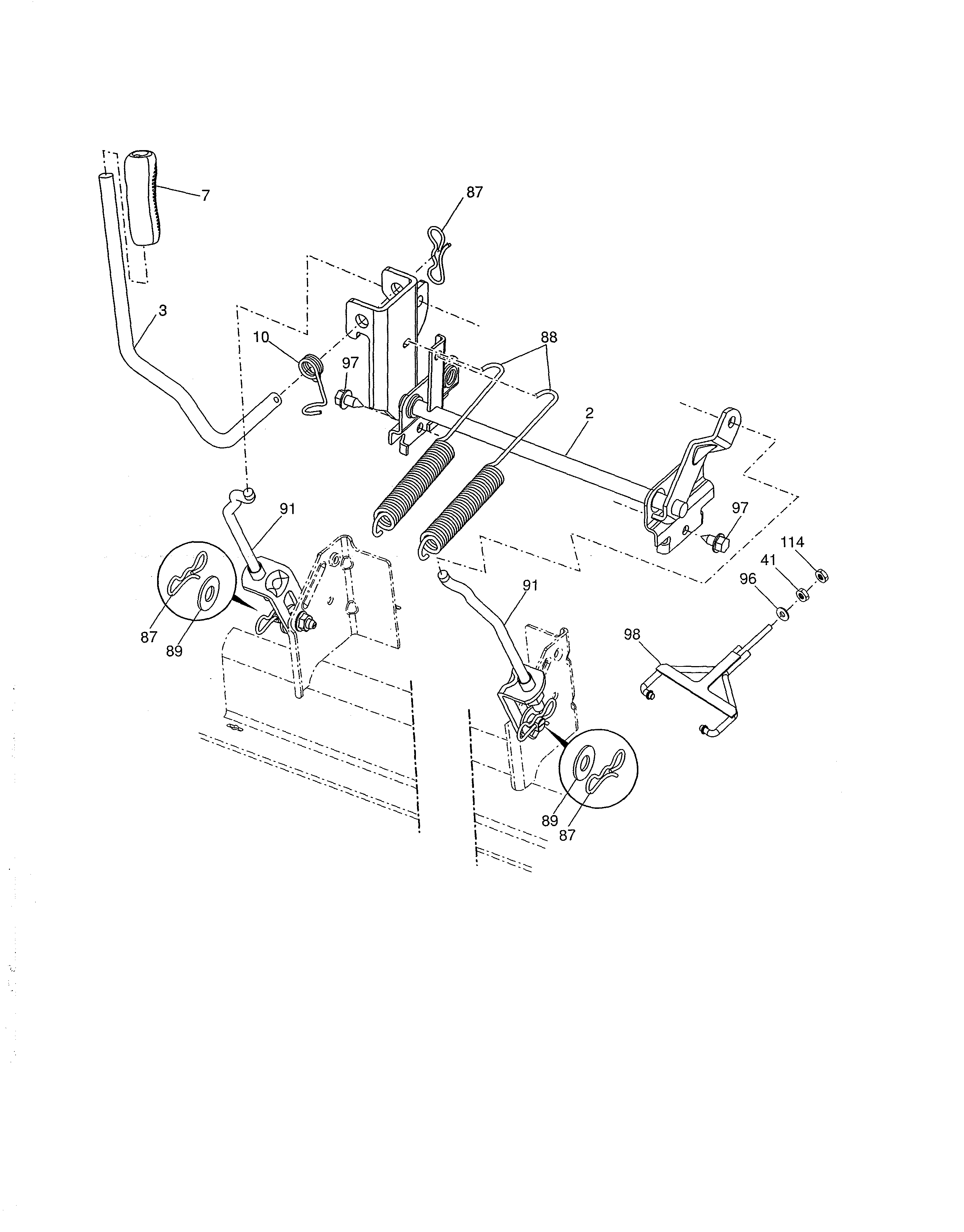 Mower lift