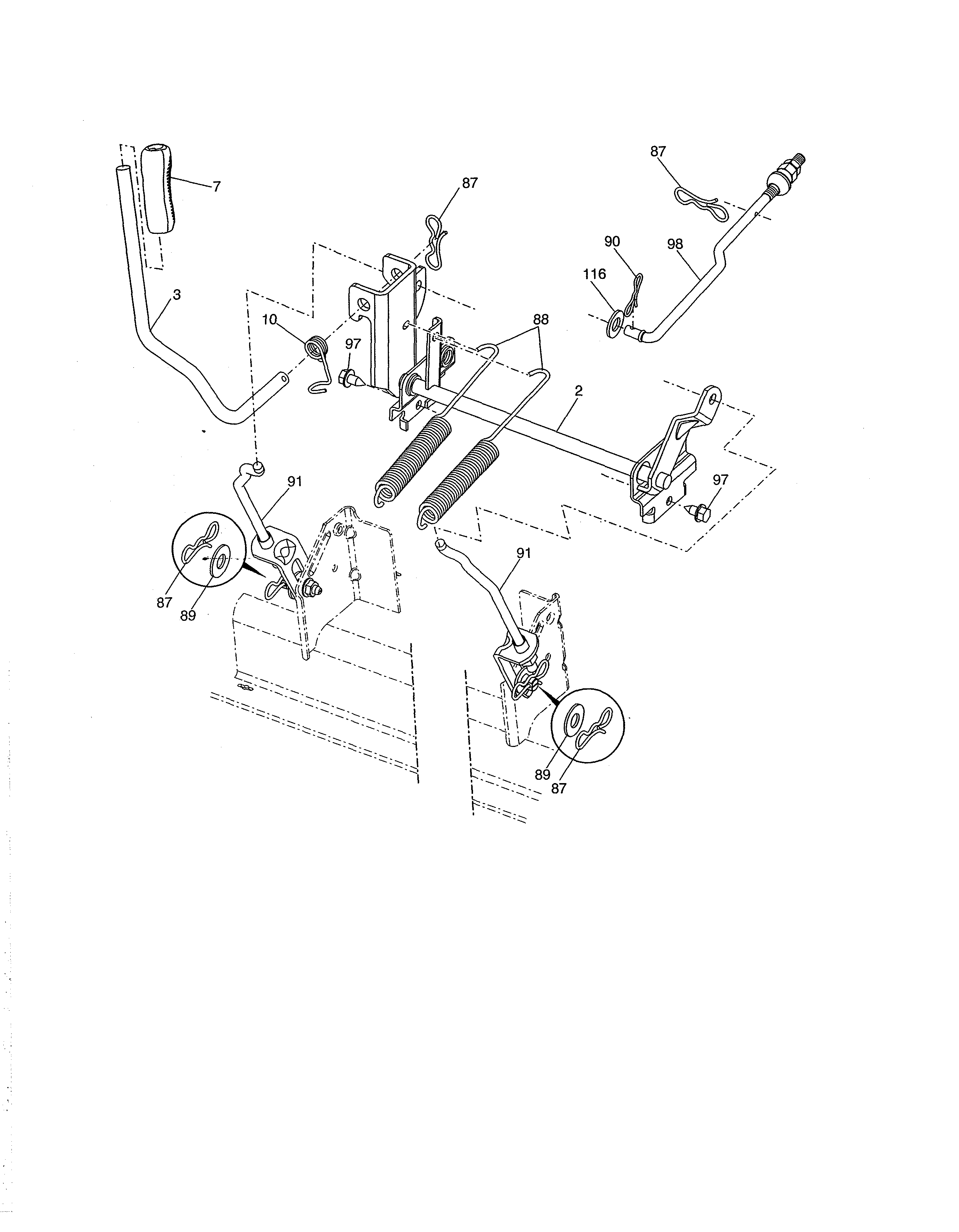 Mower lift