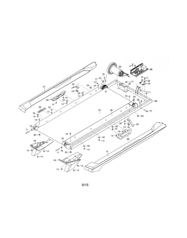 Walking belt/motor