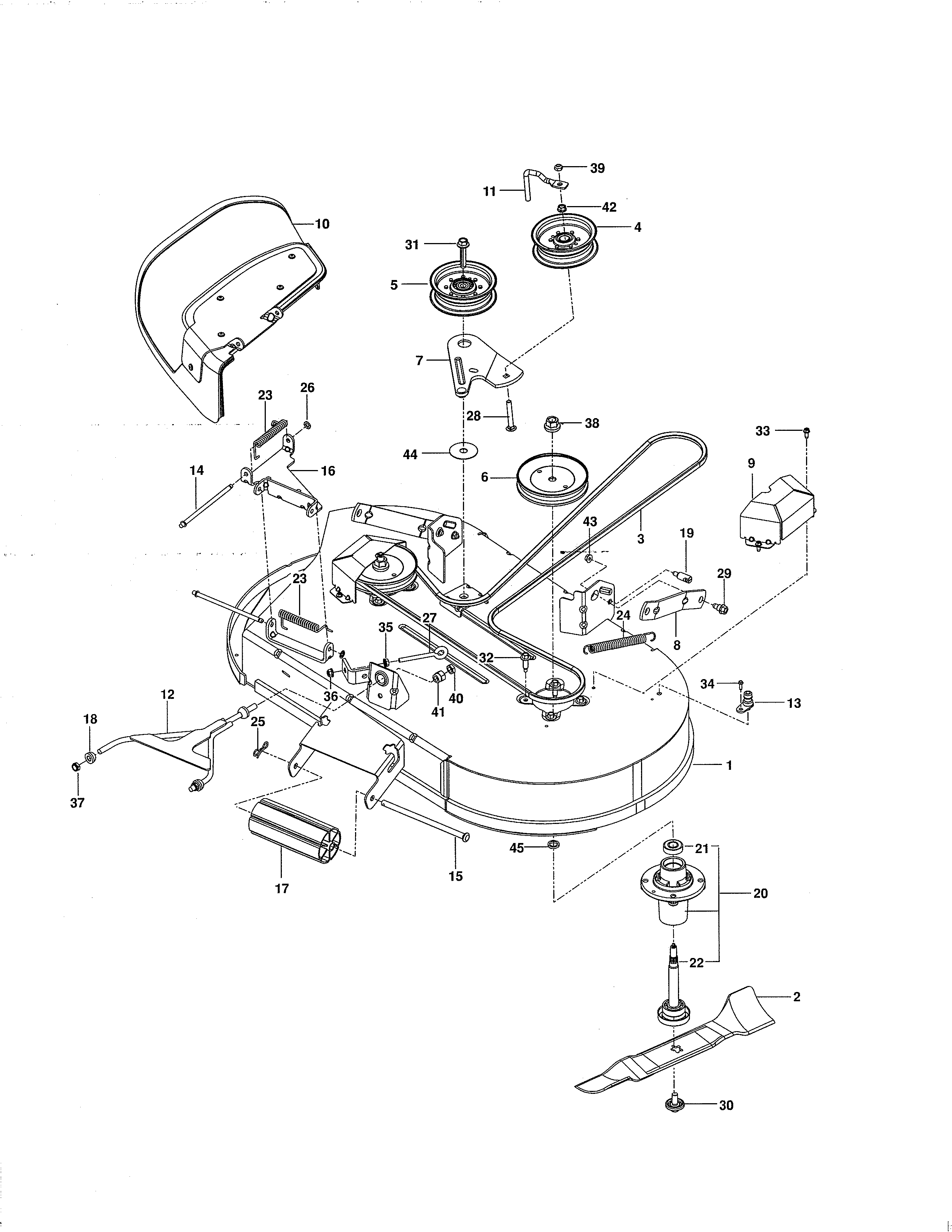 MOWER DECK / CUTTING DECK