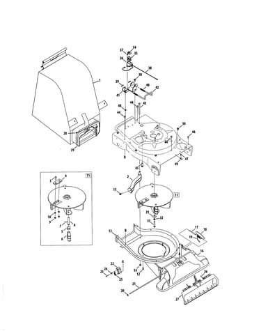 Bag/impeller/housing