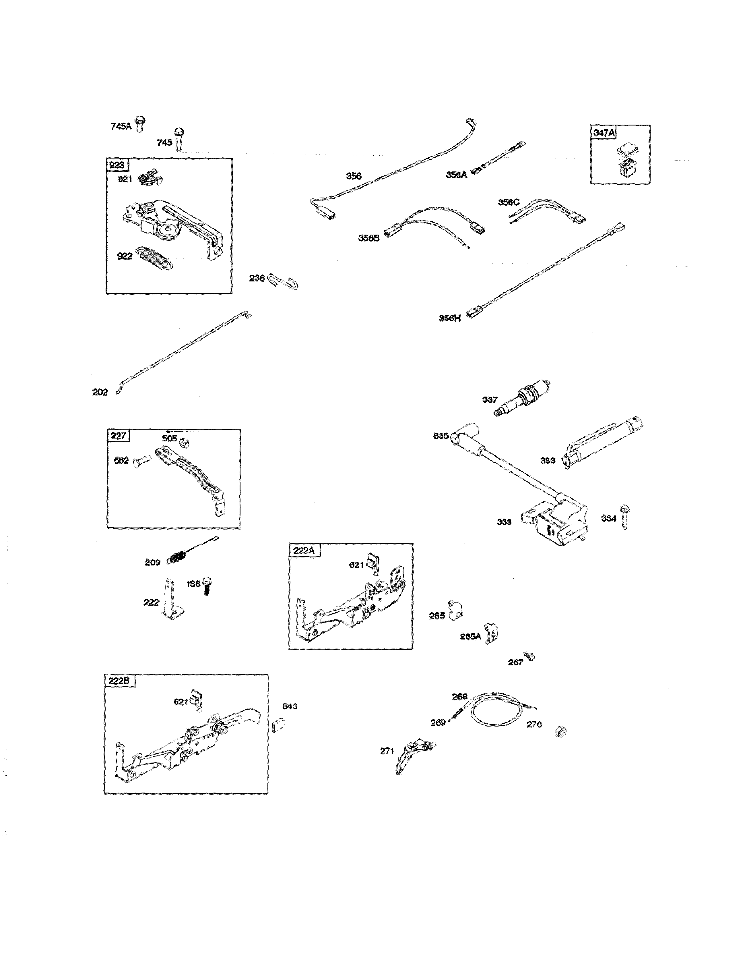 Armature/controls/brake