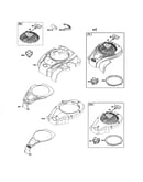 Blower housing/rewind starter
