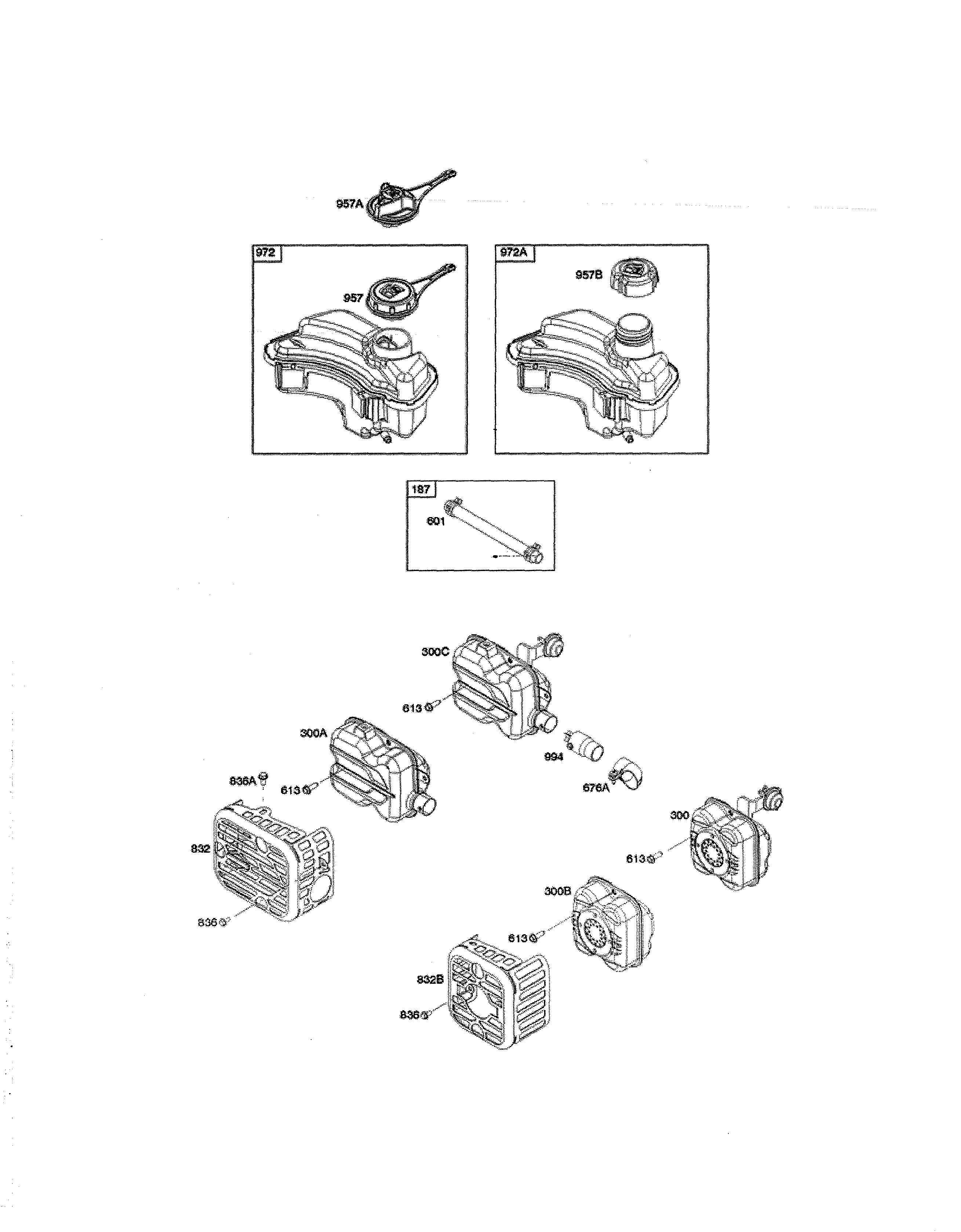 Fuel tank/muffler