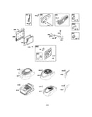 Air cleaner/muffler/blower housing