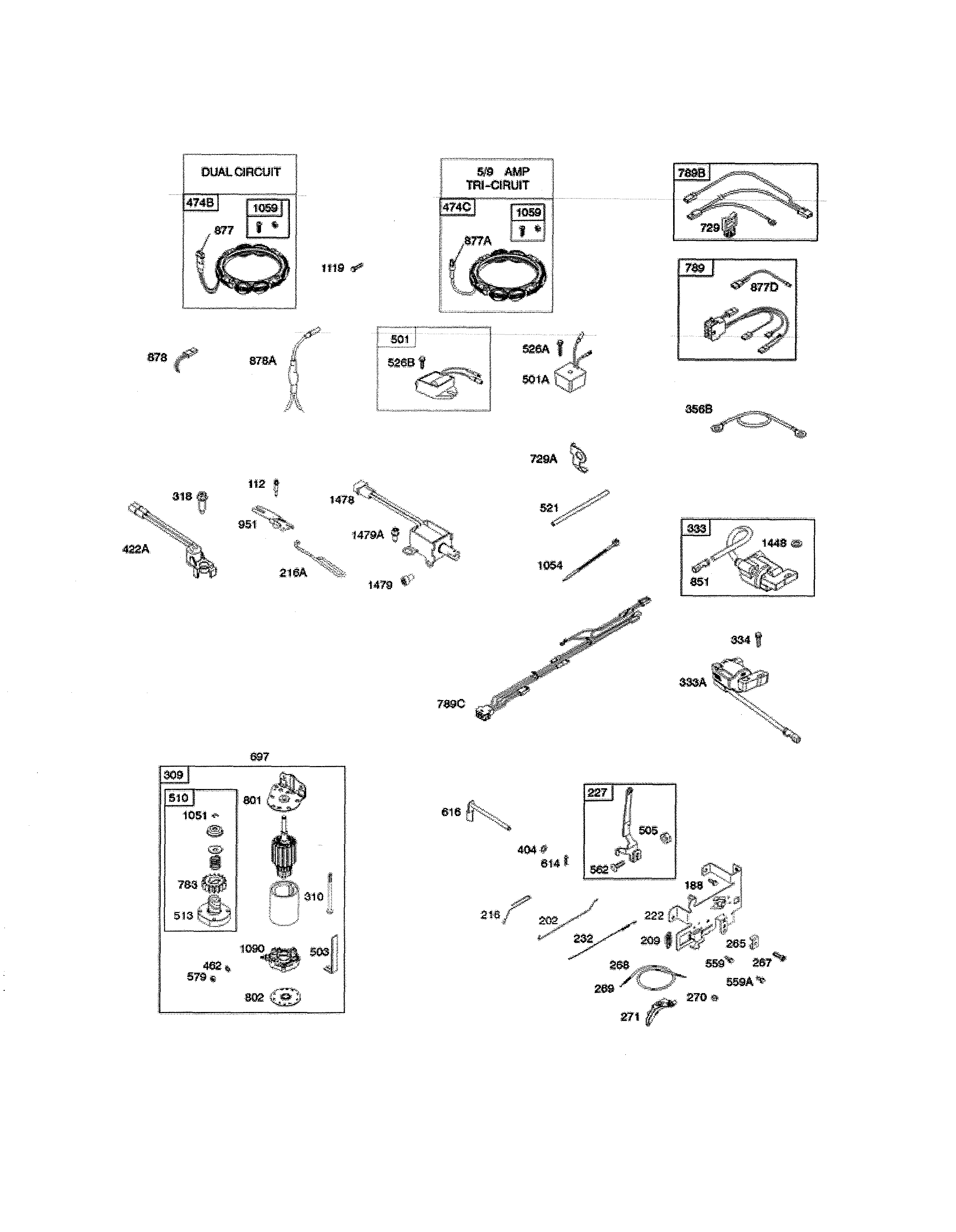 Alternator/motor starter