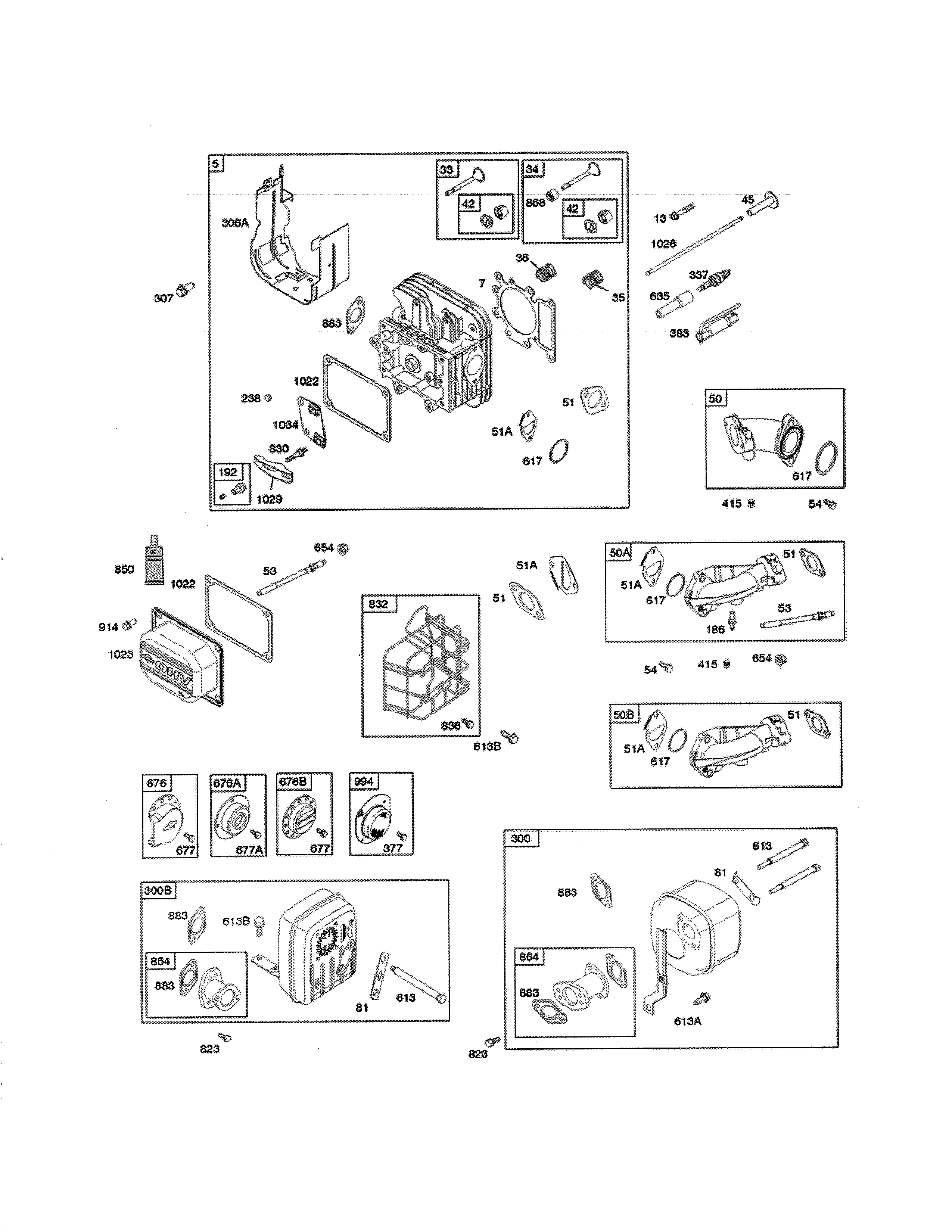 Cylinder/muffler