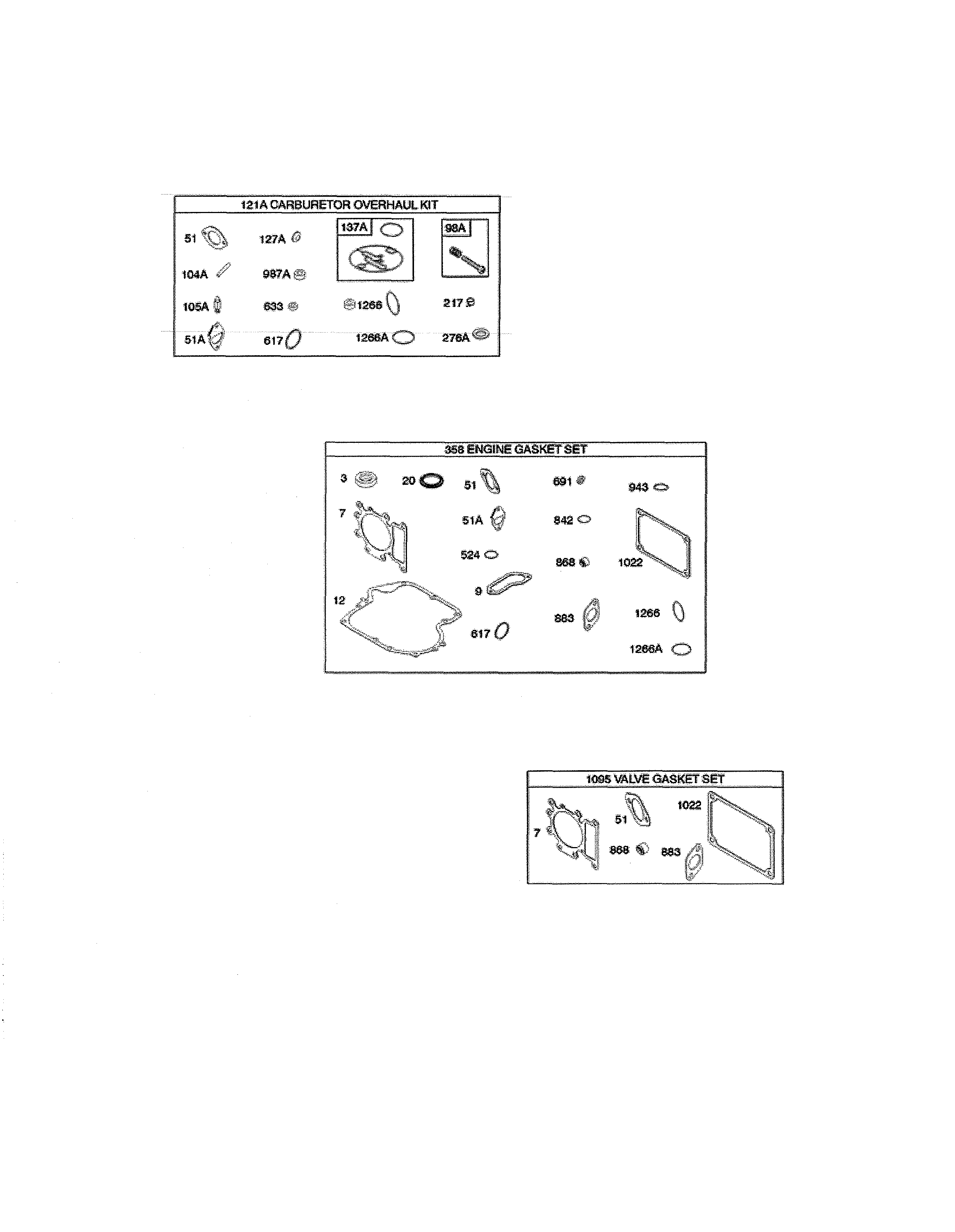 GASKET SETS