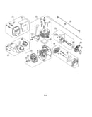 Short block/fuel tank/air cleaner