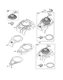 Blower housing/rewind starter