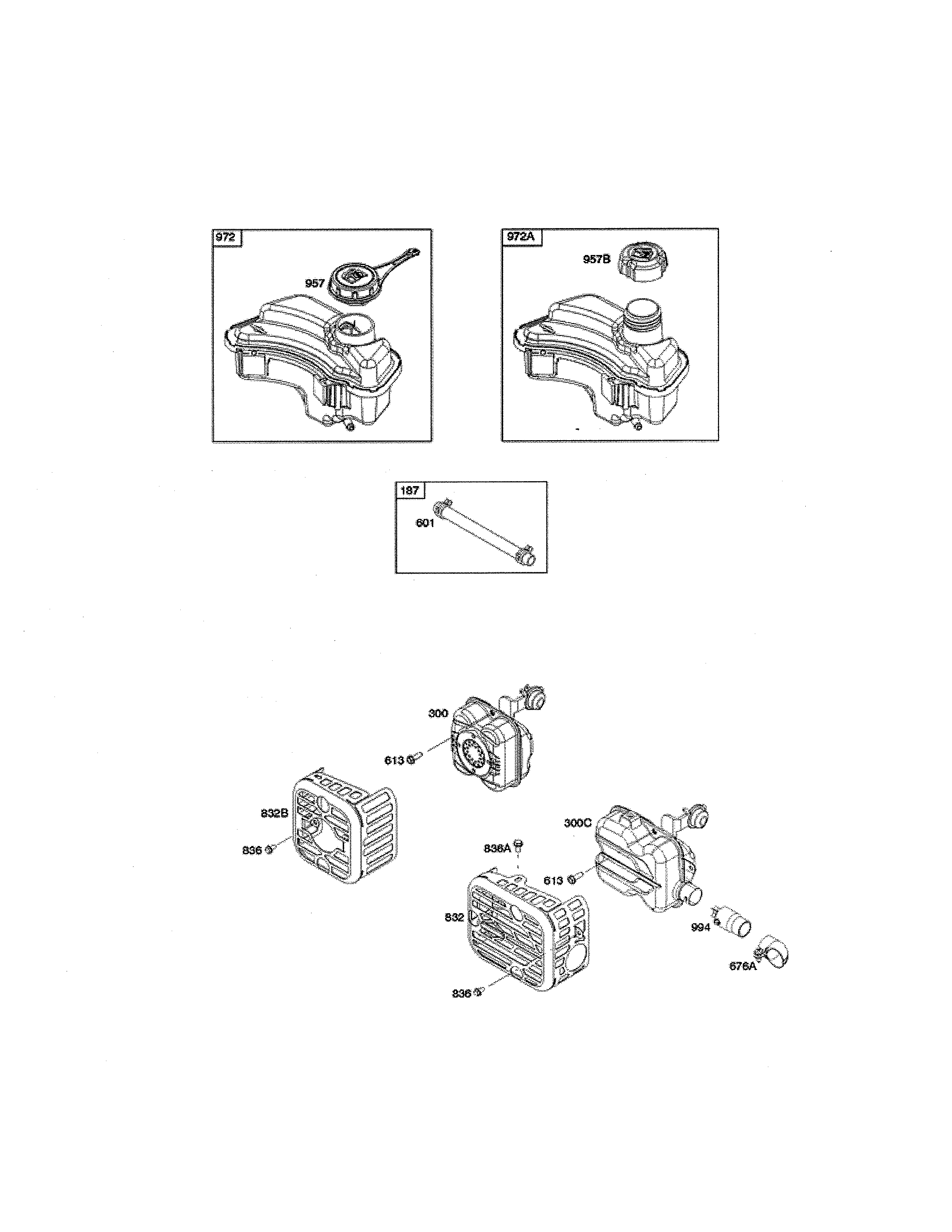 Fuel tank/muffler