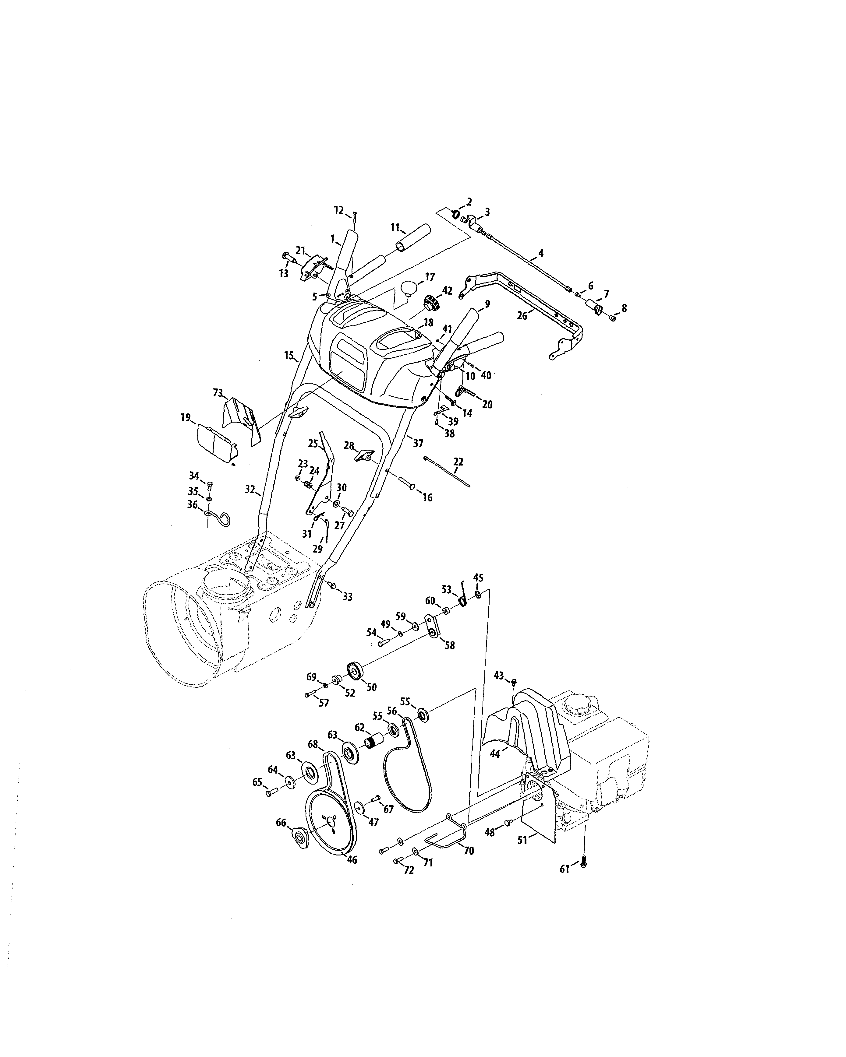 Handles/pulleys