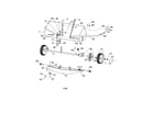 Ohio Steel 50SWP26 sweeper housing/brush axle/wheels diagram