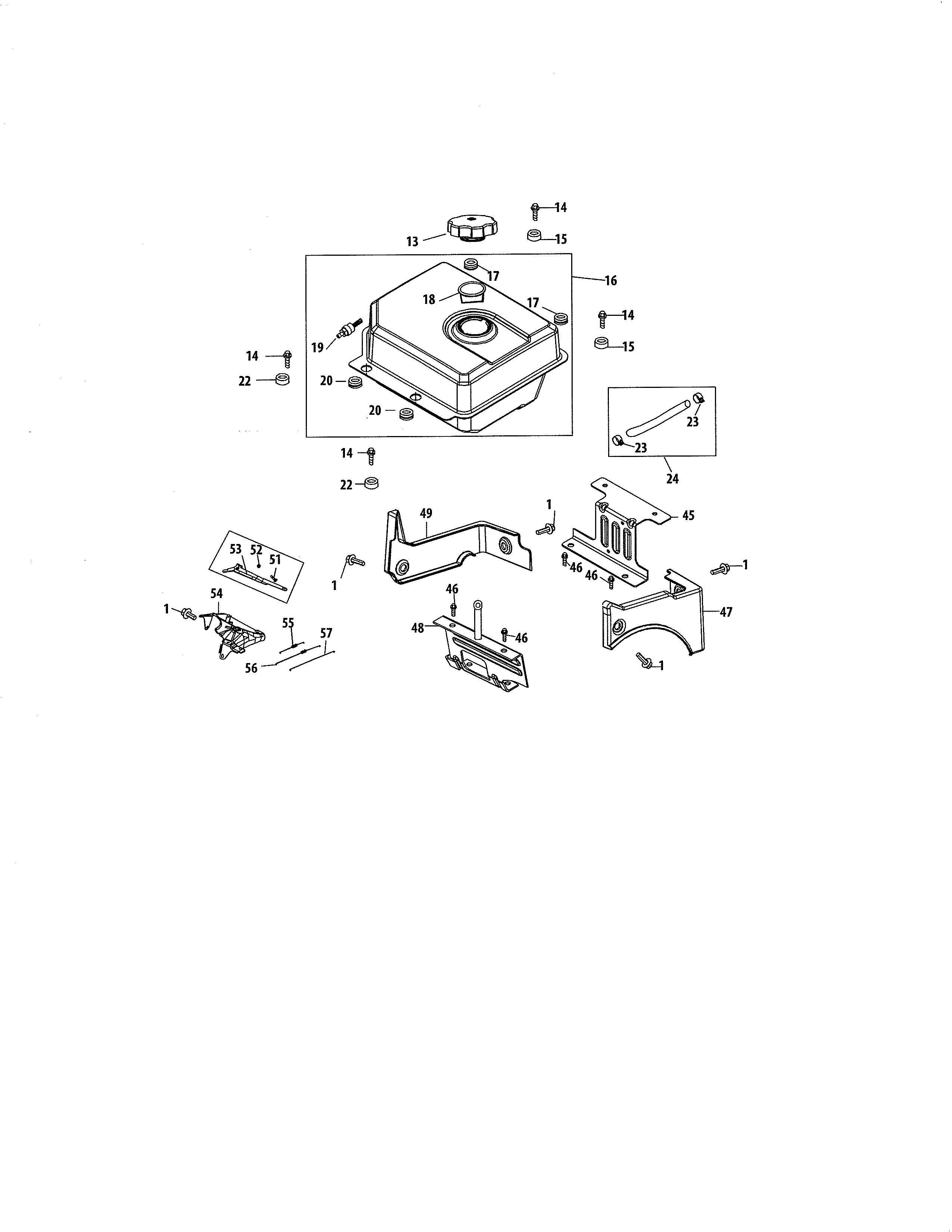 FUEL TANK & MOUNTING