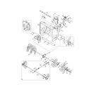 Craftsman 247881721 gearbox/auger housing/spiral diagram
