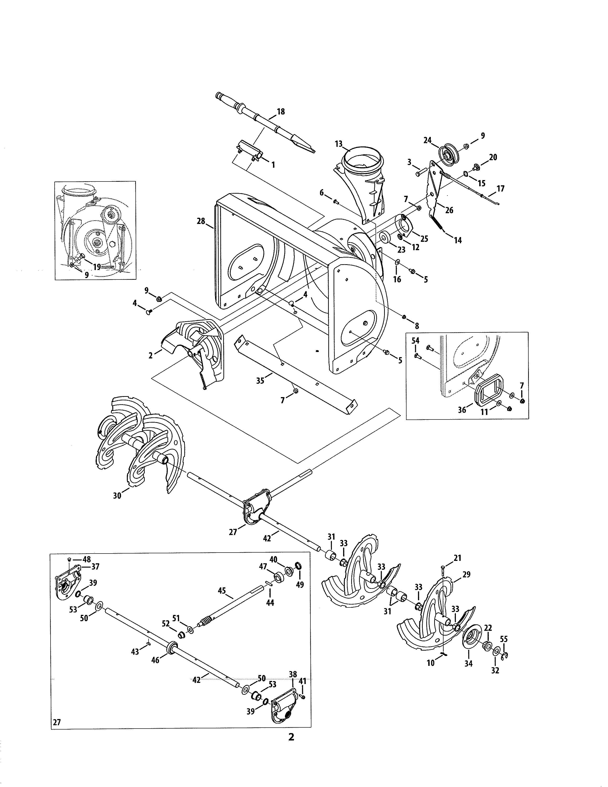 SPIRAL/AUGER HOUSING/GEARBOX