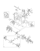 Spiral/auger housing/gearbox