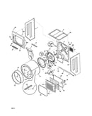 Upper cabinet/drum heater